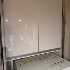 パナソニック　洗濯機・棚の画像