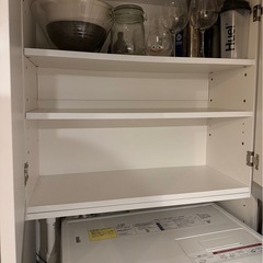 パナソニック　洗濯機・棚の画像