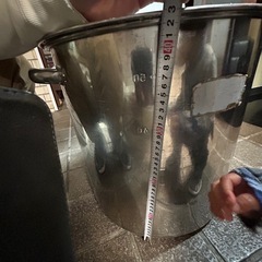 蓋付き寸胴　およそ50Lの画像
