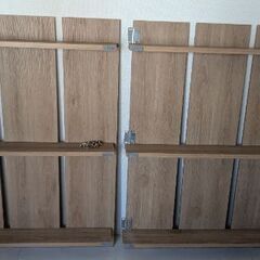 LOWYA セミダブル ベッドフレーム　シャビーナチュラルの画像