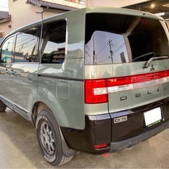 平成19年式★三菱★デリカ★D5★ブルバー★社外シートカバー★ヘッドライトプロテクター★社外ナビテレビ★ETC★の画像