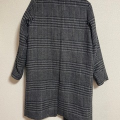 LEPSIM チェック柄 ロングコート Mサイズの画像
