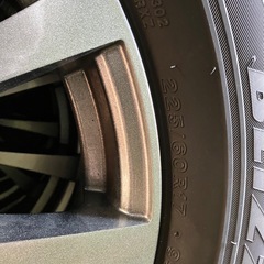 【バリ山】PCD100スタッドレス225/60R17の画像
