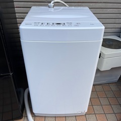 洗濯機　山善 6kg 2023年 YWM-60(W)の画像