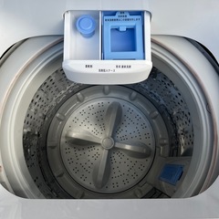 洗濯機　山善 6kg 2023年 YWM-60(W)の画像