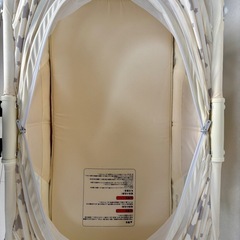 ベビーベッド　ゆりかご　キャスター付き　収納カゴ付　折りたたみ可の画像