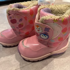 アンパンマン　スノーブーツ　15cm　ほぼ未使用の画像