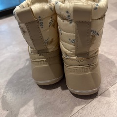 女の子　スノーシューズ　15cm ほぼ未使用　バースデイの画像