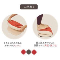 ふみポン フィットネスクッション 脚トレ エクササイズ ストレッチ ひきしめ オレンジ 　　中古の画像