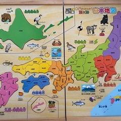 学研　木製日本地図パズルの画像