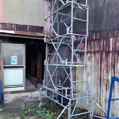 アップスター 36型 移動式 ローリングタワー 作業床高 3.6m 昇降式 移動 足場 高所作業 5段階調節 手動バネバランス式
の画像