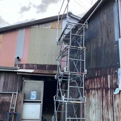 アップスター 36型 移動式 ローリングタワー 作業床高 3.6m 昇降式 移動 足場 高所作業 5段階調節 手動バネバランス式
の画像