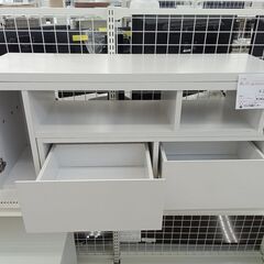 ★リユースのサカイ日立店★HJ8553  テレビ台 ホワイト H41×D34×W95～166.5 クリーニング済み の画像