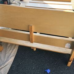 JM20511S)★大特価★すのこセミダブルベッドフレーム ニトリ 組立式 幅：約120cm  高さ：約71,5cm 奥行：約200cm 中古品【取りに来られる方限定】の画像