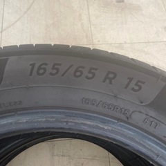 無料タイヤ　165/65R15【1321】2本の画像