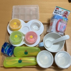 離乳食食器　ベビー食器　すり鉢　スプーンの画像