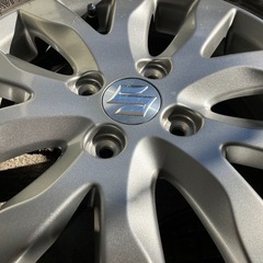 洗浄済み スズキ 純正 ENKEI 14×4.5J PCD100 ワゴンR アルト タント 軽自動車 など スタッドレス 4本セット 14インチ の画像