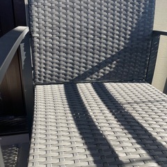 ベランダ椅子 2つセットの画像