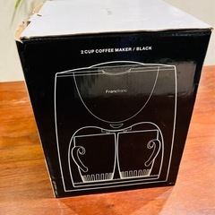 未使用　コーヒーメーカー　カップ2個付きの画像