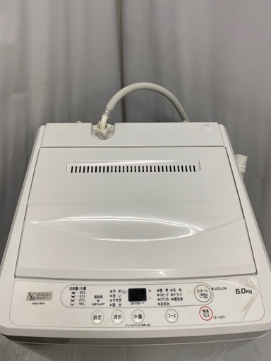 ☆ YAMADA SELECT 全自動洗濯機 YWM‐T60H1 6kg 動作確認済み 槽洗浄