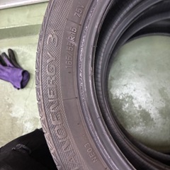 4本セット中古タイヤ工賃込み165 55 15の画像
