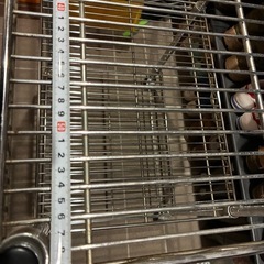 キャスター付き メタルラック　スチールラック 90×60×45サイズの画像