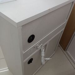 ★リユースのサカイ日立店★HJ8562 ぼん家具 収納棚 ホワイト H80×D32×W60 クリーニング済み の画像