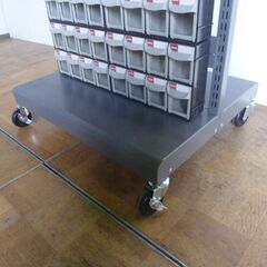 【中古】SHUTER シューター リビンボックス FO-308 パーツキャビネット ワゴン ツールボックス ネジ収納 96BOXの画像