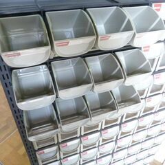 【中古】SHUTER シューター リビンボックス FO-308 パーツキャビネット ワゴン ツールボックス ネジ収納 96BOXの画像