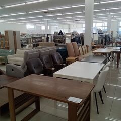 ★リユースのサカイ日立店★HJ8563 浜本工芸 テーブル ブラウン H73×D64.5×W120 クリーニング済み の画像