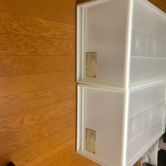 【無印良品】ポリプロピレン衣装ケース（大） 2個まとめて1500円！の画像