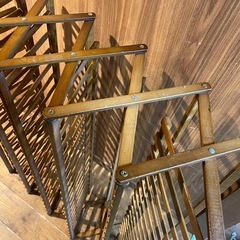 木製パーテーション　折り畳み可能　間仕切り　の画像