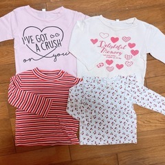 保育園　チュニック　ロンT カーディガン　ワンピース　スカート　まとめ売り　80の画像