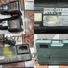 【ジャンク品】ハイコーキ 日立工機 W3/8 コードレス全ねじカッタ バッテリ×2・充電器付【ハンズクラフト佐賀】【中古】の画像