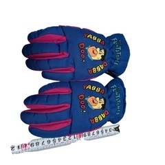 90s 雪遊び　子供用　キッズ 平成レトロ フリントストーン グローブ 手袋の画像