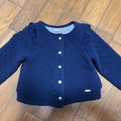 【ブランド:petit main】ジャケット　ポンチョ　タイツ　ロンT オシャレ着　まとめ売り　ベビー服　80の画像