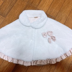 【ブランド:petit main】ジャケット　ポンチョ　タイツ　ロンT オシャレ着　まとめ売り　ベビー服　80の画像