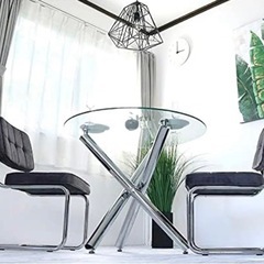 カンティレバーチェア グレー　ベロア生地の画像