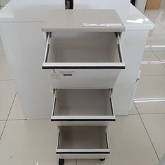 ★リユースのサカイ日立店★HJ8565  ダストボックス ホワイト H98.5×D27×W32 クリーニング済み の画像