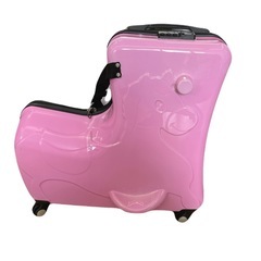 【ドリーム池田店】◎ジモティ割対象品◎子供が座れるキャリーケース　ピンク　IKW-394の画像