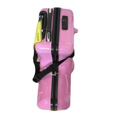 【ドリーム池田店】◎ジモティ割対象品◎子供が座れるキャリーケース　ピンク　IKW-394の画像