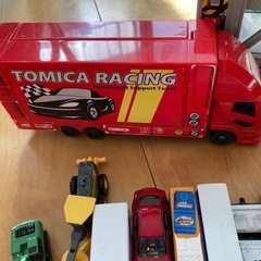 トミカトラック　ミニカーセットの画像