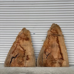 欅一枚板　2枚組の画像