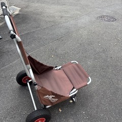 タク様専用　　FOLDING CART ブラウン キャリーワゴン の画像