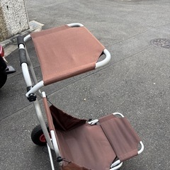 タク様専用　　FOLDING CART ブラウン キャリーワゴン の画像