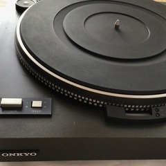 ONKYO レコードプレーヤーとオーディオテクニカのフォノイコライザーセット【ケーブル／レコード針付】の画像