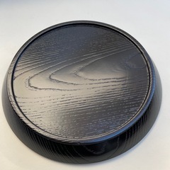 茶道具　柿合大円盆 の画像