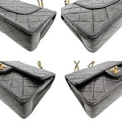 シャネル  ショルダーバッグ ブラック  CHANEL マトラッセ ラムスキンの画像