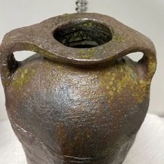 備前焼　鈴木美基 作　陶芸　花瓶　貴重品の画像