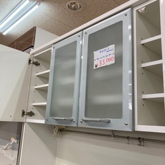 リユースマン倉敷、キッチンボード、ホワイト、収納、棚の画像